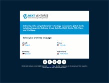 Tablet Screenshot of next-ventures.com